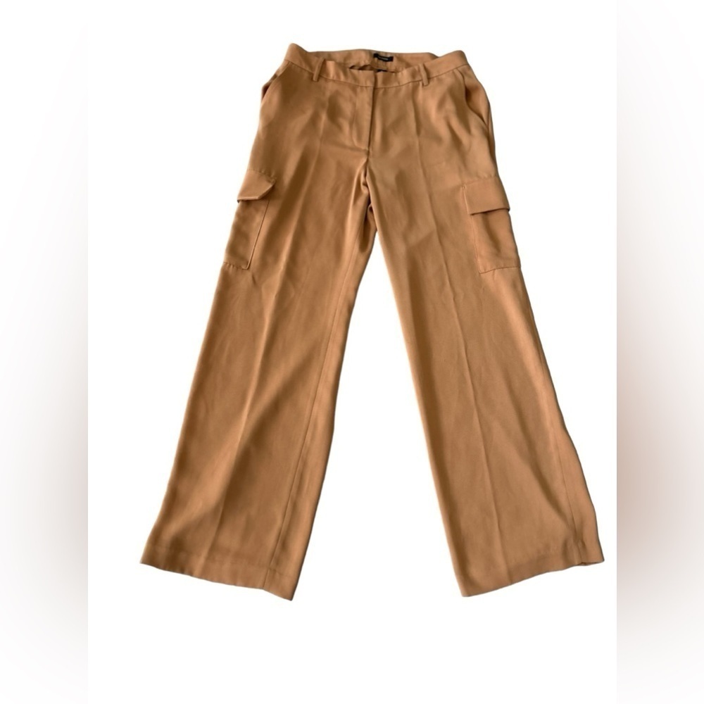 Halogen High Waist Trouser Pants Womens burnt orange size Medium
